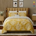 thumbnail image 2 of Color Sense 100% Cotton Printed Duvet Percale Set, Soft Feel, Lightweight & Breathable, 3-Piece Percale Set King Landour, 2 of 9