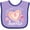Lavender and Purple, variant on Inktastic Pop Pop's Little Sweetie with Pink Heart Cookie Boys or Girls Baby Bib