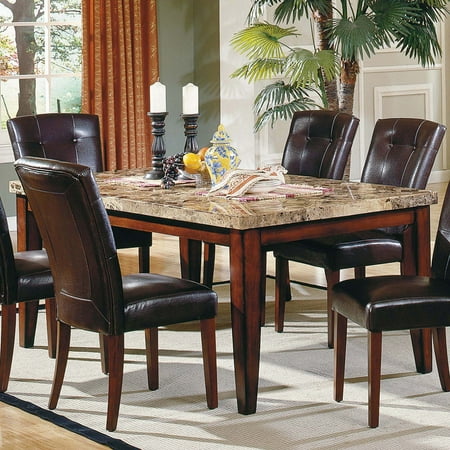 Steve Silver Montibello 5 Piece Marble Top Rectangular 