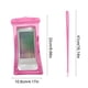 thumbnail image 3 of Funda impermeable flotante para teléfono con cordón | Bolsa impermeable universal para smartphone, ideal para playa y piscina | Material de PVC y poliéster | Negro, azul, rosa y blanco, 3 of 6