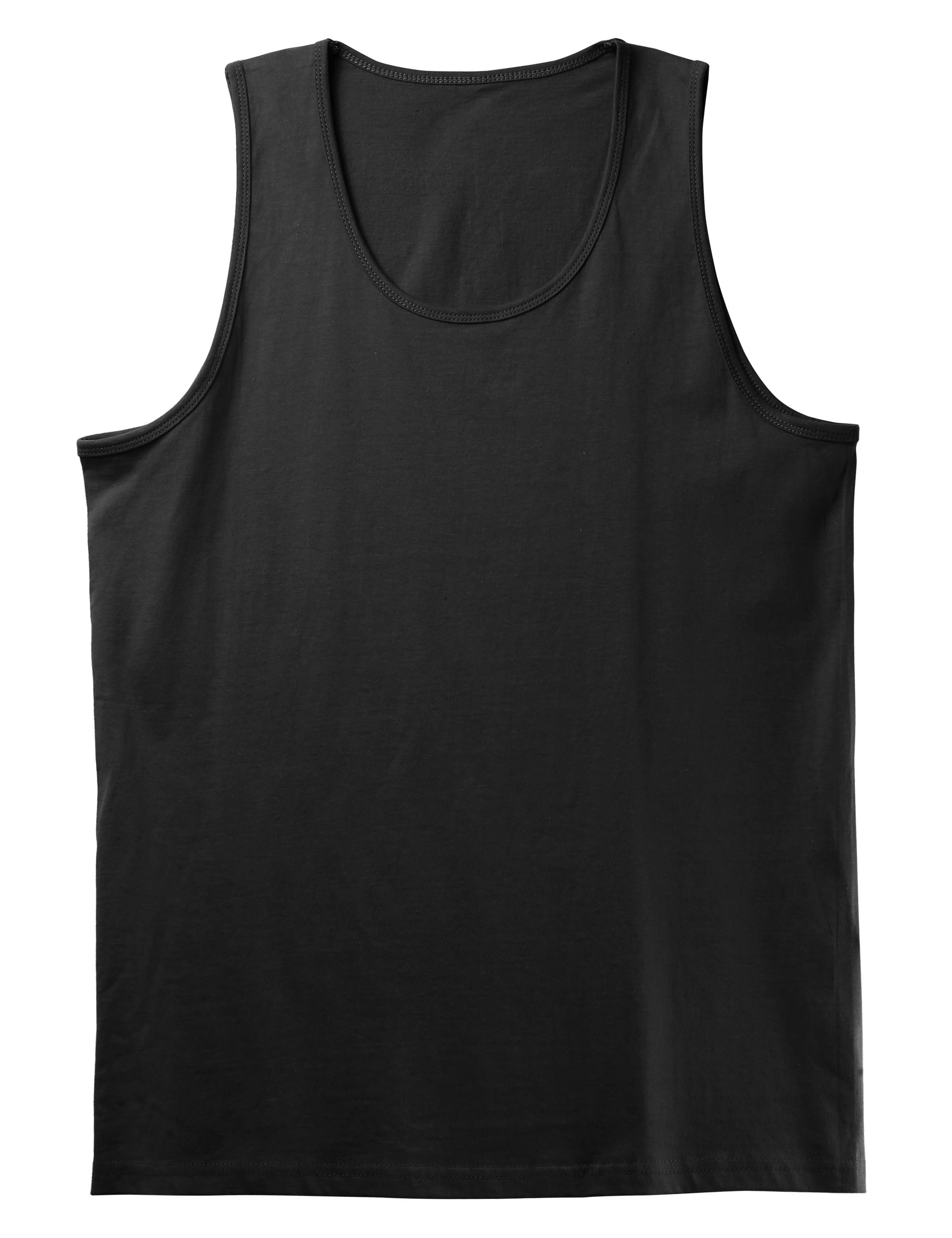 Ma Croix Men's Classic Solid Tank Top Athletic Comfort Sleeveless T