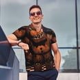 thumbnail image 3 of Lsque Five Nights At Freddy'S Pattern Golf Shirts for Men Dry Fit Print Moisture Wicking Performance Short Sleeve Polo Shirt-Large, 3 of 7