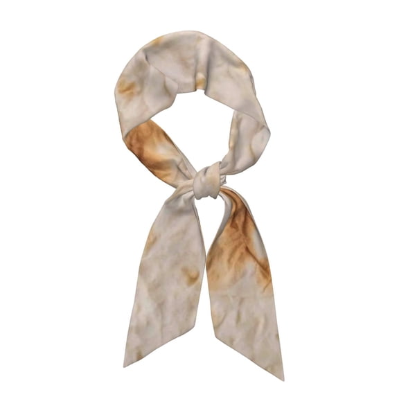 Xecao Tortilla Pattern Large Satin Head Scarf - Satin Hair Scarves Silk Bandana Scarf Headscarf Silk Feeling Scarf for Women