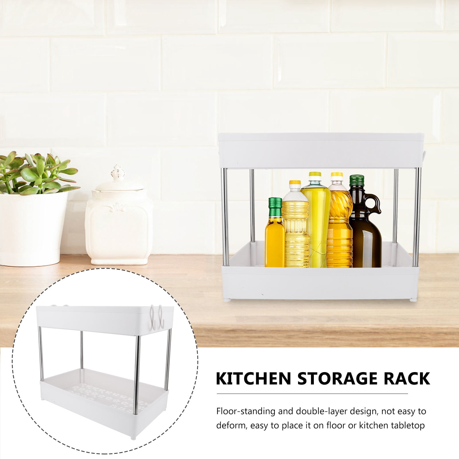 WASHWEPE Bathroom Organiser White PP 1 Home Organization
