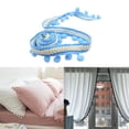 thumbnail image 3 of 5 Yards Plush Ball Fringe Ribbon Tassel Band DIY Sewing Lace Braid Blue, 3 of 8