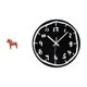 thumbnail image 1 of Figura de escritorio,Artesanía tradicional sueca de estatuas de caballos,Figura creativa de caballo de Dalecarlian,Reloj de pared,Reloj de pared silencioso,sin tictac,decorativo, 1 of 8