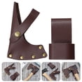 thumbnail image 4 of Frcolor - 1 juego de funda de cuero para hacha, hacha de guerra, funda protectora para cabeza de hacha para exteriores, 4 of 8