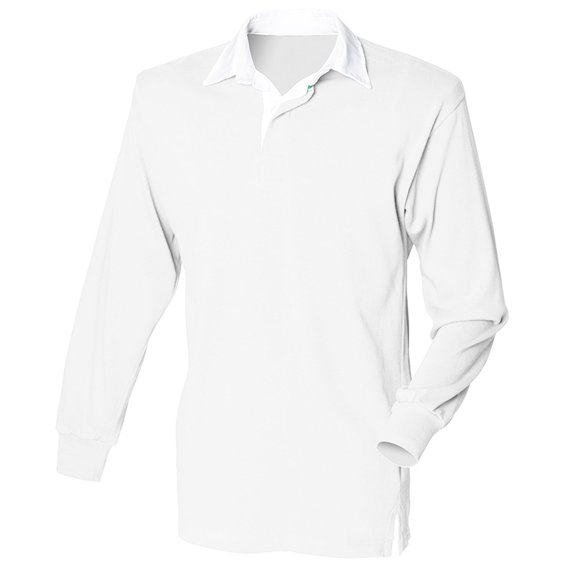 Front Row Long Sleeve Classic Rugby Polo Shirt