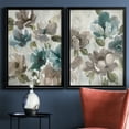 thumbnail image 3 of 2 Piece Set Topaz Garden I Premium Framed Canvas - Ready to Hang - 26.5 x 36.5 Each - Silver Frame, 3 of 8