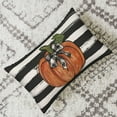 thumbnail image 4 of Fall Pillow Covers 12x20 Set of 2 Pumpkin Maple Leaves and Stripes Fall Decor Pillowcase Linen Autumn Thanksgiving Decorative Outdoor Throw Pillow Covers Farmhouse Cushion Case for Couch Home, 4 of 6