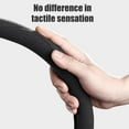 thumbnail image 5 of Car Steering Wheel Cover, Thin Anti-Slip Fiber Handle, Sports Style Grip, All Season Comfortable Interior Accessory, Universal Fit for Cars and Trucks, 5 of 6