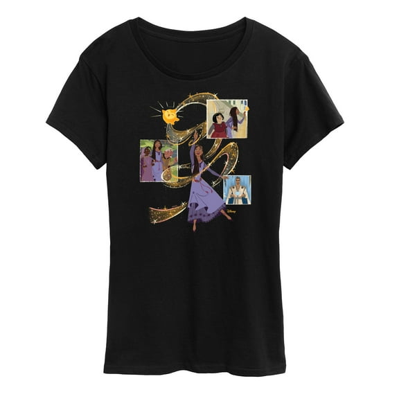 Disney Wish - Collage OF Friends - Women's Short Sleeve Graphic T-Shirt
