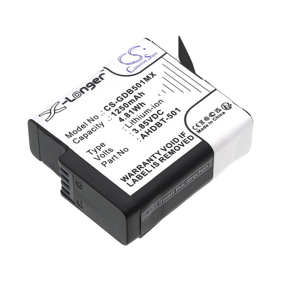 Replacement Battery for GoPro Hero 6,Hero 6 Black,Hero 7,Hero 7 Black,Hero 7 White,Hero 8,Hero 8 Black,1250mAh