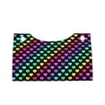 thumbnail image 2 of Picia Rainbow Hearts Pattern Long Tissue Box Cover,PVC Leather Triangle Holder,Tissue Box Holder with Magnetic Bottom,Facial Paper Organizer Dispenser-7.9"X4.9"X4.5", 2 of 9
