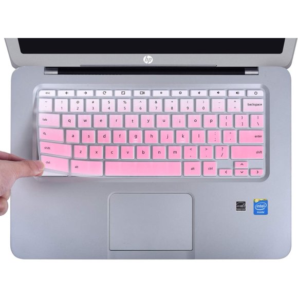 shiyou-HP Keyboard Cover for 14" Chromebook, 14a-na/ca Series, G2-G5, Ombre Pink