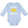 thumbnail image 3 of Inktastic Construction My Daddy Still Plays with Trucks Boys or Girls Long Sleeve Baby Bodysuit, 3 of 5