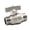 Nickel plated, variant on 7829 Heavy Duty Butterfly Handle Thickened Ball Valves With Double External Thread 1/2 Inch 3/4 Inch For Water And Gas Lines