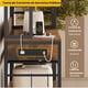 thumbnail image 4 of Wumubs para Cocina, Gabinete para Vinos con Toma de Corriente y 8 Ganchos, Cantina Bar Mueble para Casa, Estante para Vinos y Copas, Gabinetes de Almacenamiento, 120 * 40 * 170cm, 4 of 7