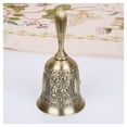 thumbnail image 1 of AMERTEER Metal Bells Hand Bell European Style for Restaurant Bar Counter Wedding Bells, 1 of 6