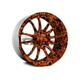 thumbnail image 3 of 19"x38" Hydrographic Film Hydro Dipping Water Transfer Fire Flame Skull Evil #14, 3 of 6