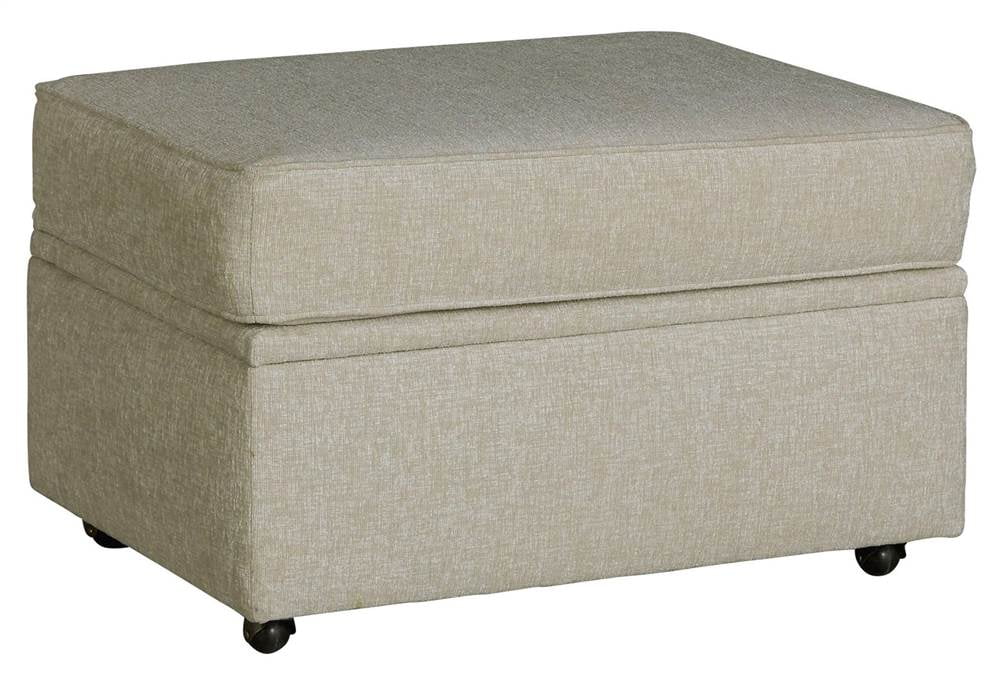 Storage Ottoman in White