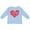 AE-Light Blue, variant on Inktastic All You Need is Love Red Heart Shape Boys or Girls Long Sleeve Toddler T-Shirt