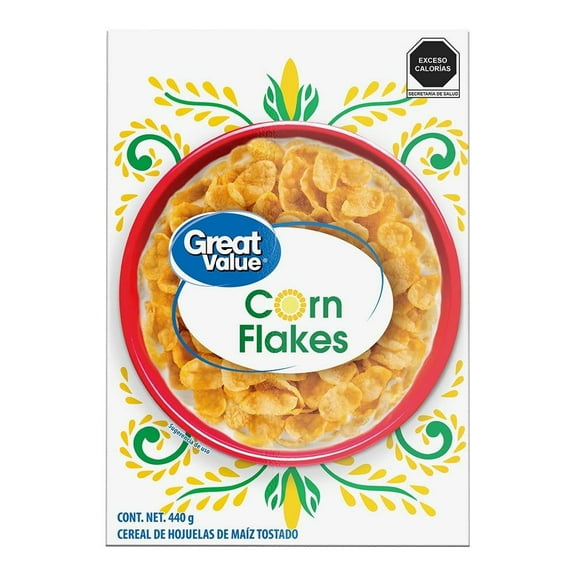 Cereal Great Value Corn Flakes 440 g