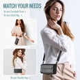 thumbnail image 6 of Compatible with Samsung Galaxy A16 5G/4G Wallet Case, 10 Card Slots & 1 Zipper Coin Pocket & 1 Cash Slot & 1 Cash Pocket & Lanyard & Crossbody Strap & Kickstand & RFID Blocking Phone Case, Black, 6 of 10