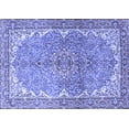 thumbnail image 1 of Ahgly Company Machine Washable Indoor Rectangle Persian Blue Traditional Area Rugs, 6' x 9', 1 of 4