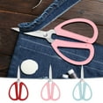 thumbnail image 1 of YYV Stainless Steel Household Scissors for Office and Study Students Cutting Plastic Handles Cutting Fabrics Cutting Thread Ends Pointed DIY Small Scissors Blue, 1 of 6