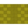 thumbnail image 1 of Ahgly Company Machine Washable Indoor Rectangle Transitional Dark Yellow Green Area Rugs, 5' x 8', 1 of 7