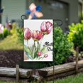 thumbnail image 6 of Mother's Day Tulip Flowers Garden Flag 12"x18" Double-Sided Yard Flags for Outside Outdoor All Seasonal Decoration, 6 of 6