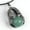 Aventurine, variant on Dragon Claw Punk Rock Round Ball Gemstone Healing Crystal Pendant Necklace Men-Black Agate