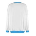 thumbnail image 4 of Otqutp Teen Girls Casual Crewneck Sweatshirts Kids Long Sleeve Oversized Fashion Pullover Tops Relaxed Fit Casual Tops 1-14 Years(1-Blue,2-3 Years), 4 of 4