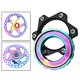 thumbnail image 3 of Buje Adaptador De Bloqueo Central Buje A Disco De 6 Orificios Buje De Eje Pasante Siete Colores Sunnimix Adaptador de candado para centro de bicicletas, 3 of 8