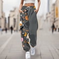 thumbnail image 1 of WILLBEST Pantalones Casuales para Mujer, Cómodos Pantalones Deportivos con Estampado de Halloween, Cintura Elástica Suave, para Uso Diario, Versátiles para Otoño E Invierno. Chica, 1 of 3