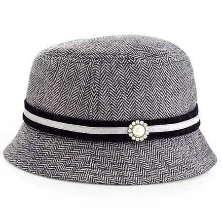 No Boundaries - Herringbone Boater Hat