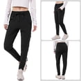 thumbnail image 3 of FEN AI Women's Fleece Lined Pants Winter Thermal Ski Pants Hiking Running Joggers Pants with Multi Pockets, 3 of 7