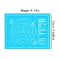 thumbnail image 2 of Extra Large Baking Mat With Measurements Non Stick EVA Baking Mat For Rolling Dough Non EVA Baking Kitchen Countertop Mat (Blue Background White Letters)., 2 of 3