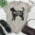 thumbnail image 2 of Mastiff Mama, Unisex Women's Shirt, English Mastiff, Mastiff Owner, Funny Dog Mama Gift, Light Silk Gray, XX-Large, 2 of 6