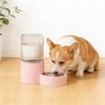 thumbnail image 4 of Pet Water Dispenser With Refillable Tank And Drinking Bowl, Continuous Fresh Water Supply For Cats And Dogs, Indoor Hydration Station For Small Pets,Pink - One Size, 4 of 4