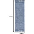 thumbnail image 2 of Collive Hallway Runner Rug, 2' x 6' Hand-Woven Reversible Washable Entryway Rug, Blue Cotton Modern Farmhouse Laundry Room Rug Long Carpet for Bathroom Sink Foyer Bedroom, 2 of 8