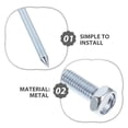 thumbnail image 3 of Phenofice Garden Tools 12Pcs Heavy Duty Spikes for Lawn Aerating and Grass Root, 3 of 8