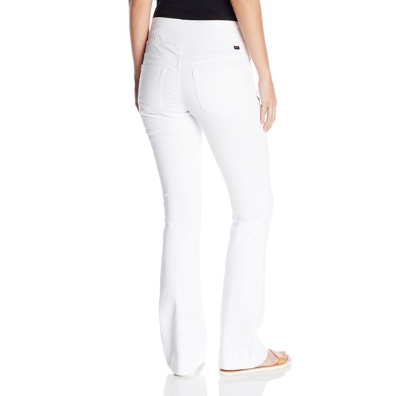 white pull on pants womens