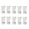 thumbnail image 1 of Bgsha 10 Sets Protège-Pieds Tampons d'Étanchéité en Caoutchouc Ressort pour Compresseur d'Air Type 65, 1 of 9