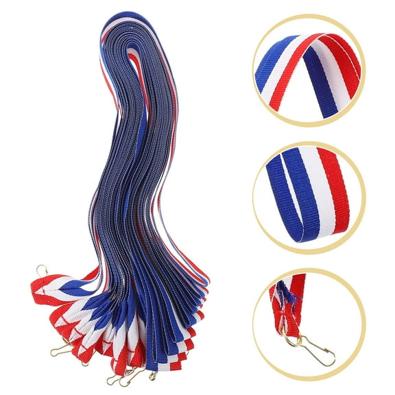 GOOHOCHY 20pcs Competition Medal Lanyards Multi purpose Neck Ribbons for Sports Events