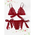 thumbnail image 2 of Lencería europea y americana de encaje con abertura de tres puntos, ropa interior sexy fácil de usar, 2 of 4