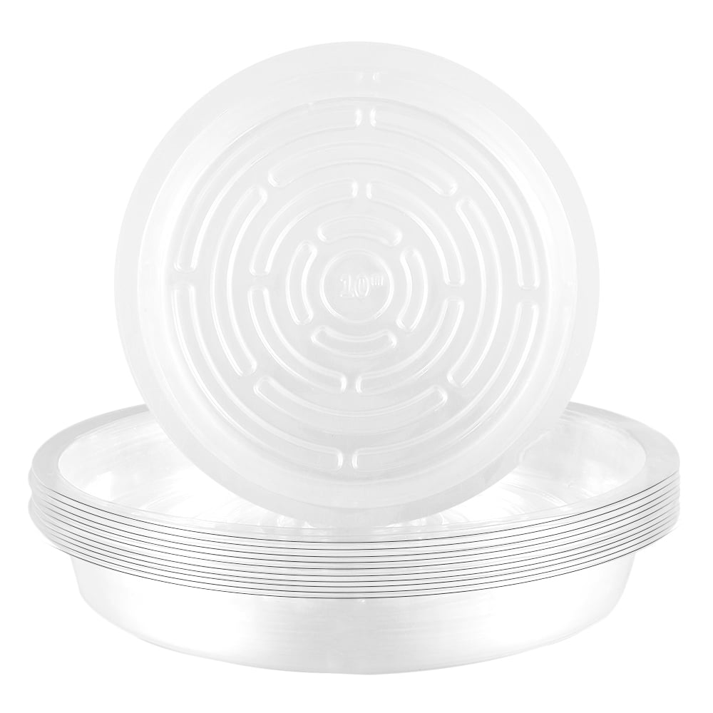 Plant Saucers Transparent Flower Pot Water Drip Trays Clear Plant Pot