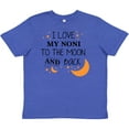 thumbnail image 3 of Inktastic I Love My Noni To The Moon and Back Youth T-Shirt, 3 of 5