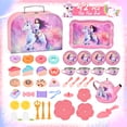 thumbnail image 2 of HopeRock Tea Party Set for Little Girls, 42PCS Unicorn Toys for Girls Ages 3 4 5 6 Years, Pink Pretend Play Toys Set for Girls Birthday Gifts., 2 of 7